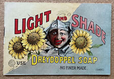 DREYDOPPEL SOAP Light & Shade 1892 16 page Trade Card Booklet - RARE picture
