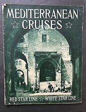 1925 Red Star White Star Steamships Mediterranean Cruises picture