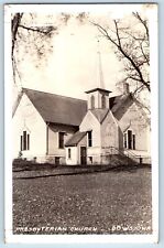 Dows Iowa IA Postcard RPPC Photo Presbyterian Church c1940's Unposted Vintage picture