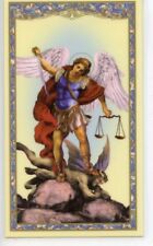 ST. MICHAEL - SPIRITUAL ARMOR PRAYER - Laminated  Holy Cards.  QUANTITY 25 CARDS picture