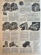 Vintage Print Ad 1956 Geiger Counters Sears & Roebuck￼￼ picture
