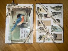 Hallmark Marjolein Bastin 10 Robin Cards Envelope Seal 1998 & Birdhouses 1994 picture
