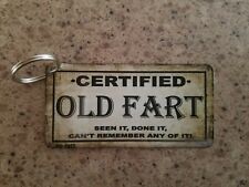 Certified old fart novlety key chain picture