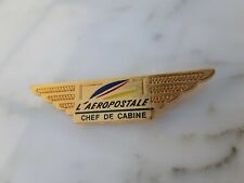 Vintage Coinderoux Paris L'Aeropostale Airline Wings Crew PIN Pin picture
