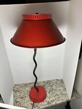 RARE Vintage Red Wiggle Lamp - Bauhaus Art Deco Postmodern picture