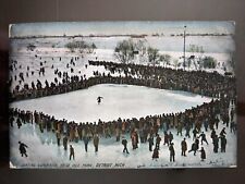 Skating Exhibition, Belle Isle Park, Detroit, MI - 1909, Rough Edges picture