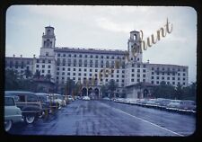 Palm Beach Florida Breakers Hotel Cars 35mm Slide 1950s Red Border Kodachrome picture