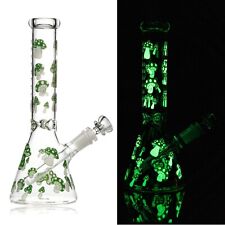10inch Beaker Glass Bongs Thick Luminous Bongs Smoking Water Pipes with 14mm picture