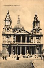 Beautiful Facade of St. Paul's Cathedral, London, England Postcard picture