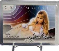 Sara Underwood 2024 Bench Warmer Emerald Archive Dreamgirls Auto Card SP W/Top picture