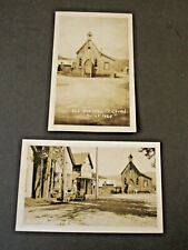 c1930 Canada British Columbia Barkerville RPPC 2 Postcards GOLD RUSH Ghost town picture