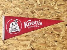 1958 Camp Snoopy Knott's Berry Farm Pennant Tapestry Rare Approx. 75cm 30