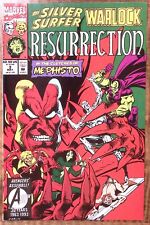 1993 SILVER SURFER WARLOCK RESURRECTION MAY #3 MEPHISTO MARVEL COMICS EXC Z3573 picture