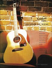 Epiphone Elite Series Acoustic Guitar 2003 advertisement 8 x 11 ad print picture