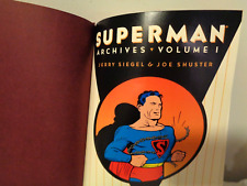 SUPERMAN Volume 1 Archives HC Comic Book Collection 1989 First Print Hardcover picture