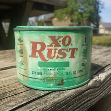 Vtg Tru Value X-0 Rust Nile Green XO-19 Paint Can 16 Oz tru test, used 1/2 full picture
