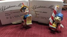 Disney Christmas Magic Pinocchio & Jiminy Ornaments BRAND NEW picture