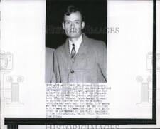 1955 Press Photo John David Provo After Being Acquitted of Treason Charges picture