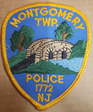 NJ Montgomery Township New Jersey Police Patch picture