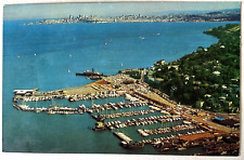Postcard Sausalito California CA Artist Colony Harbor Aerial View c1960s picture