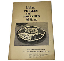 1973 Making Pickles and Relishes at Home USDA Cook Book Cookbook Booklet picture