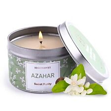 MAGNIFICENT101 Flower Intention Smudge Candle for House Energy AZAHAR picture
