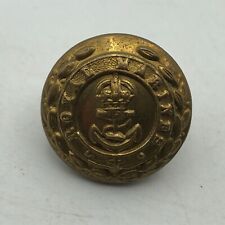 ROYAL MARINES Uniform Button Anchor Kings Crown Smith & Wright Vintage picture