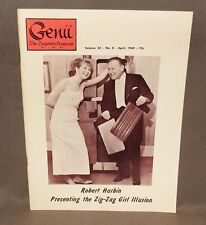 6 Vintage Genii The Conjurors' Magazine  1969 - Feb. Mar, Apr, May, Aug, Nov. picture