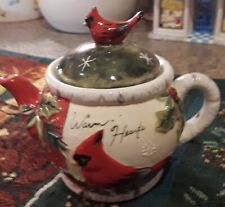 Small Yankee Candle Cardinal Teapot Tealight picture