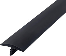 Industries 25 Foot Black 3/4 Inch Center Barb Tee Moulding T Molding Hobbyist Pa picture
