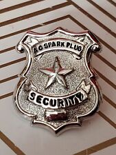 Vintage A C Spark Plug Division Security Badge General Motors Michigan RARE picture
