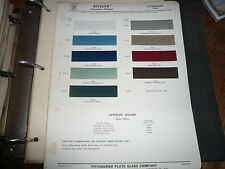 1964 Studebaker Ditzler Color Chip Paint Sample  picture