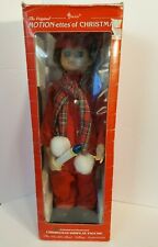 Vintage Telco Motion-ettes of Christmas Display Figure Boy Caroler 24