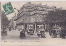 CPA 75 PARIS 1er - Le THEATRE FRANCAIS & Station des BUSUS 1909 animation picture