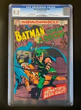 BRAVE AND THE BOLD #85 CGC 9.2 -1st Green Arrow Costume/Neal Adams -EXCEL REGIST picture