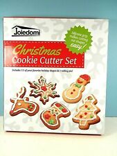New Joiedomi Christmas Cookie Cutter Set 12 Shapes, 1 Rolling Pin picture