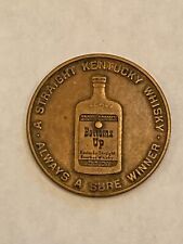 Vintage Brown-Forman Distillery Co Louisville KY Brass Good Luck Token Spinner picture