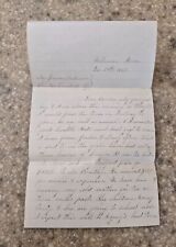 Antique letter~ December 1883 picture
