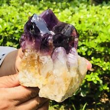 810G Natural Amethyst Cluster Purple Quartz Crystal Rare Mineral Specimen 611 picture