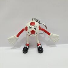 Vintage bendable Soccer Keychain Football Finger Action mascot plastic 3