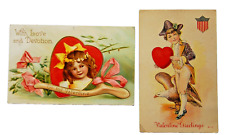 Valentines Day Vintage Postcards 1909 1912 picture