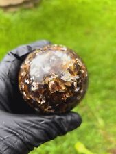 Golden Mica SPHERE , Natural Crystal  picture