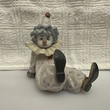 LLADRO Clown 5812 Tired Friend Issued 1991 Retired 2007 Vintage 5x5x3” picture