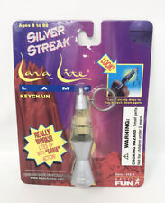 1997 Vintage Silver Streak Lava Lite Lamp Keychain Novelty Toy Untested As Is picture