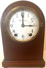 Rare Antique 1920s Seth Thomas 48J Tambour Clock Cleaned,adjusted &Tested W/key picture