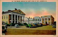 Postcard: N-5 THE SQUARE, SHOWING OLD COURT HOUSE AT LEFT, NEWBERRY, S picture