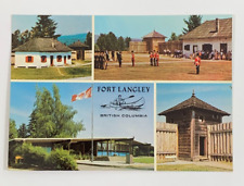Fort Langley British Columbia Canada Postcard Multiview picture