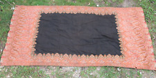 Large antique Scottish Paisley Shawl wrap textile 120