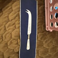 Very Rare Antique Pearl Handle Sterling  Silver Knife With Stamp picture