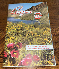 Vtg Arizona 1966 Road Tourist Map by AZ Highway Commission 1960s Grand Canyon picture